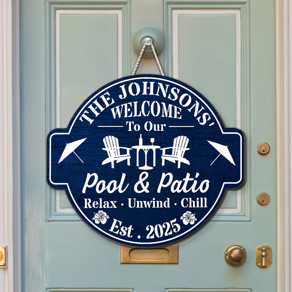 Welcome To Our Home - Personalized Custom Wood Sign - Image 5
