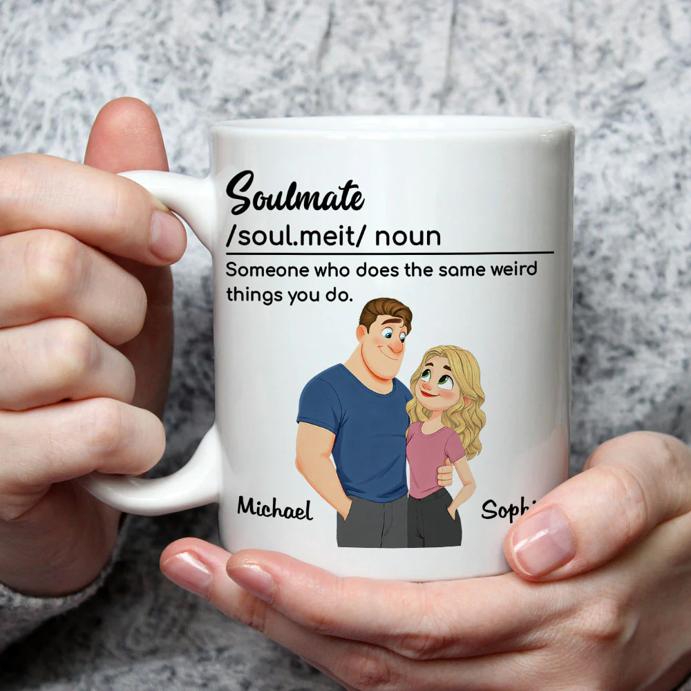 What Soulmates Do - Personalized Custom Coffee Mug - Image 2