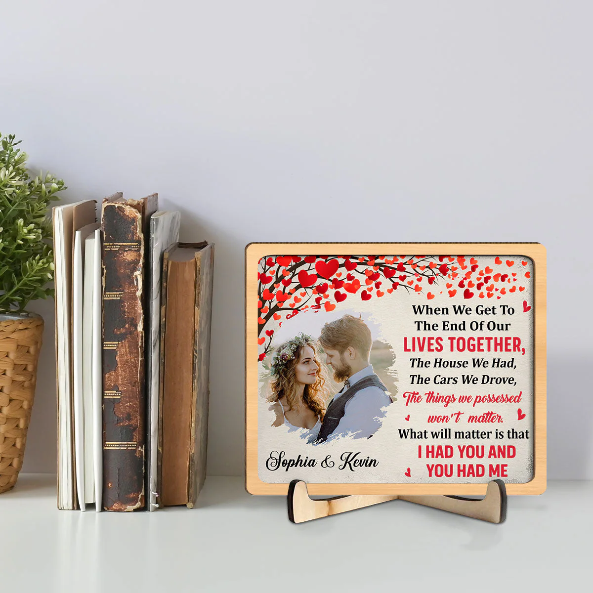 When We Get - Personalized Wooden Plaque - Image 3