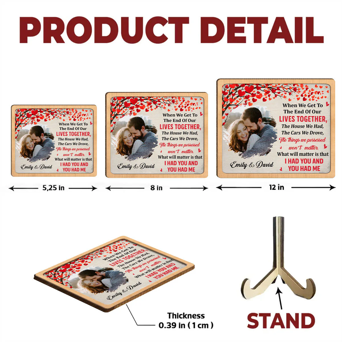 When We Get - Personalized Wooden Plaque - Image 5