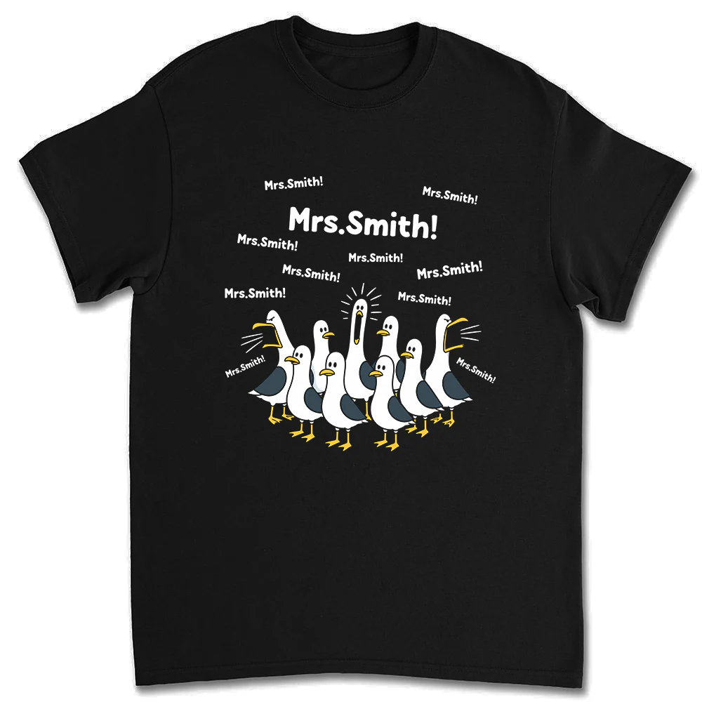 Where Is Mrs - Personalized Custom Shirt