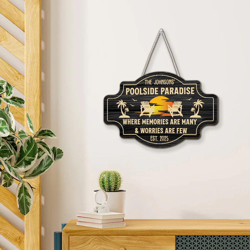 Where Memories Are Many - Personalized Custom Wood Sign - Image 3