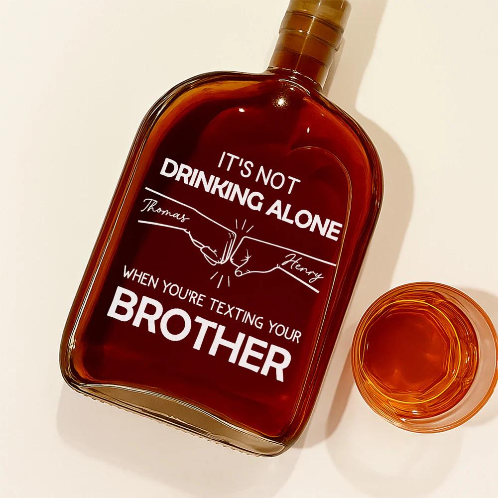 Wine And Brother - Personalized Custom Spirits Decanter - Image 2