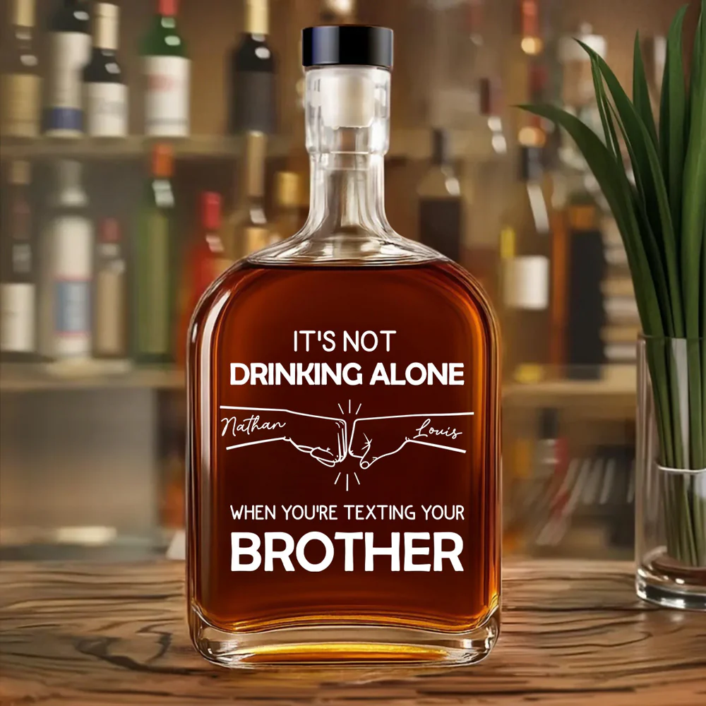 Wine And Brother - Personalized Custom Spirits Decanter - Image 3