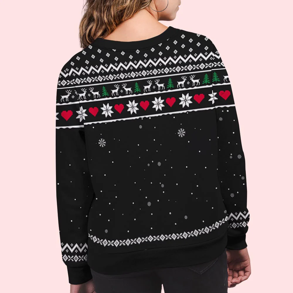 Winter Together - Personalized Custom All-Over-Print Sweatshirt - Image 4