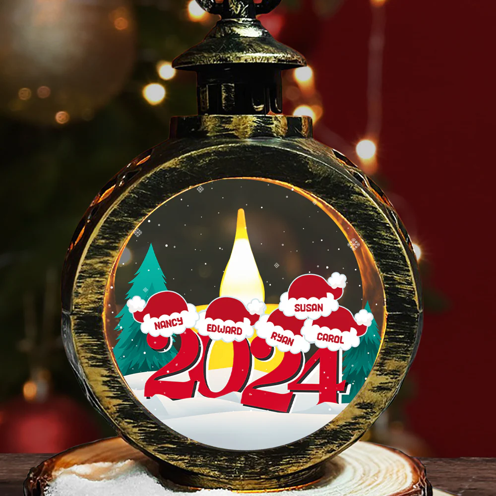 Winter Warmth - Personalized Custom Christmas Lantern