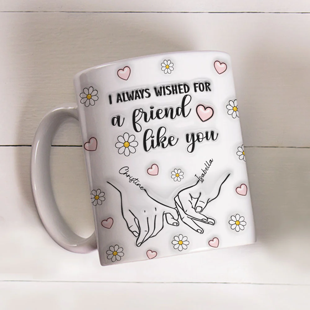 Wished For - Personalized Custom 3D Inflated Effect Mug - Image 2