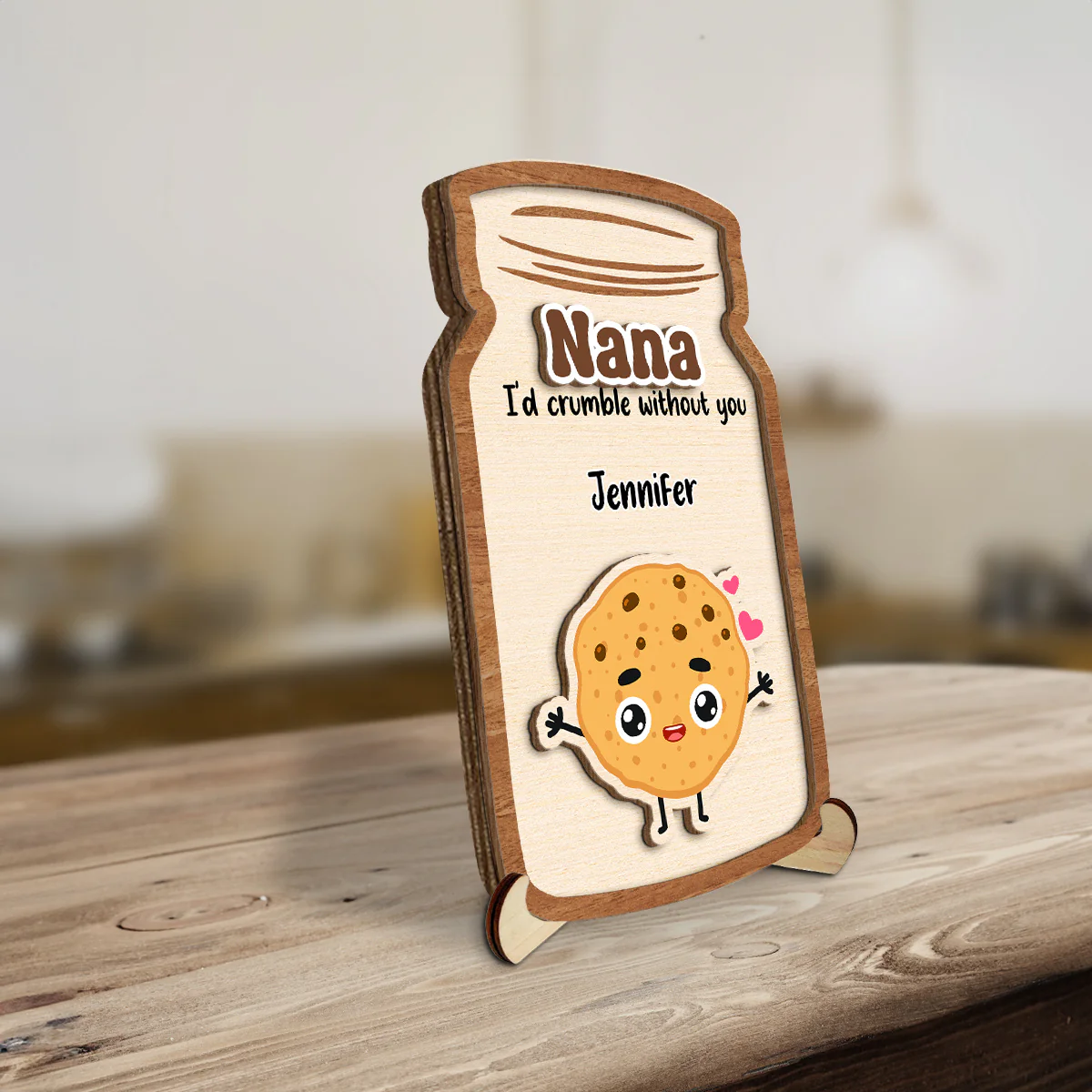 Grandma Cookies - Personalized Custom Wooden Plaque - Image 2