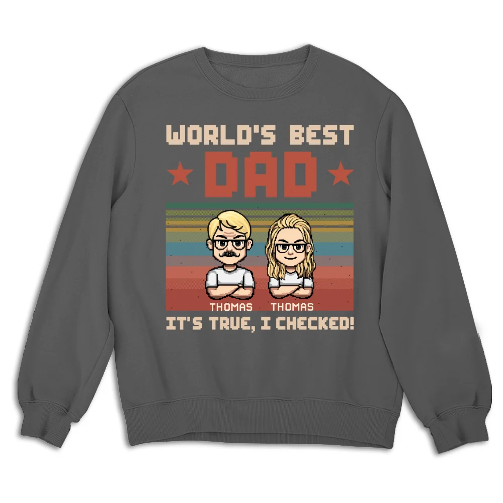World Best Dad We Checked - Personalized Custom Shirt - Image 14