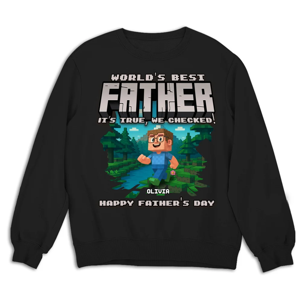 World Best Grandpa - Personalized Custom Shirt - Image 15