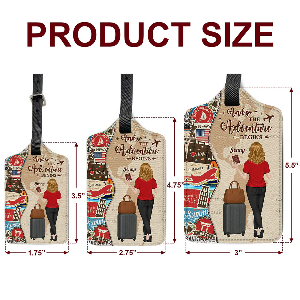 World Explorer - Personalized Custom Luggage Tag - Image 3