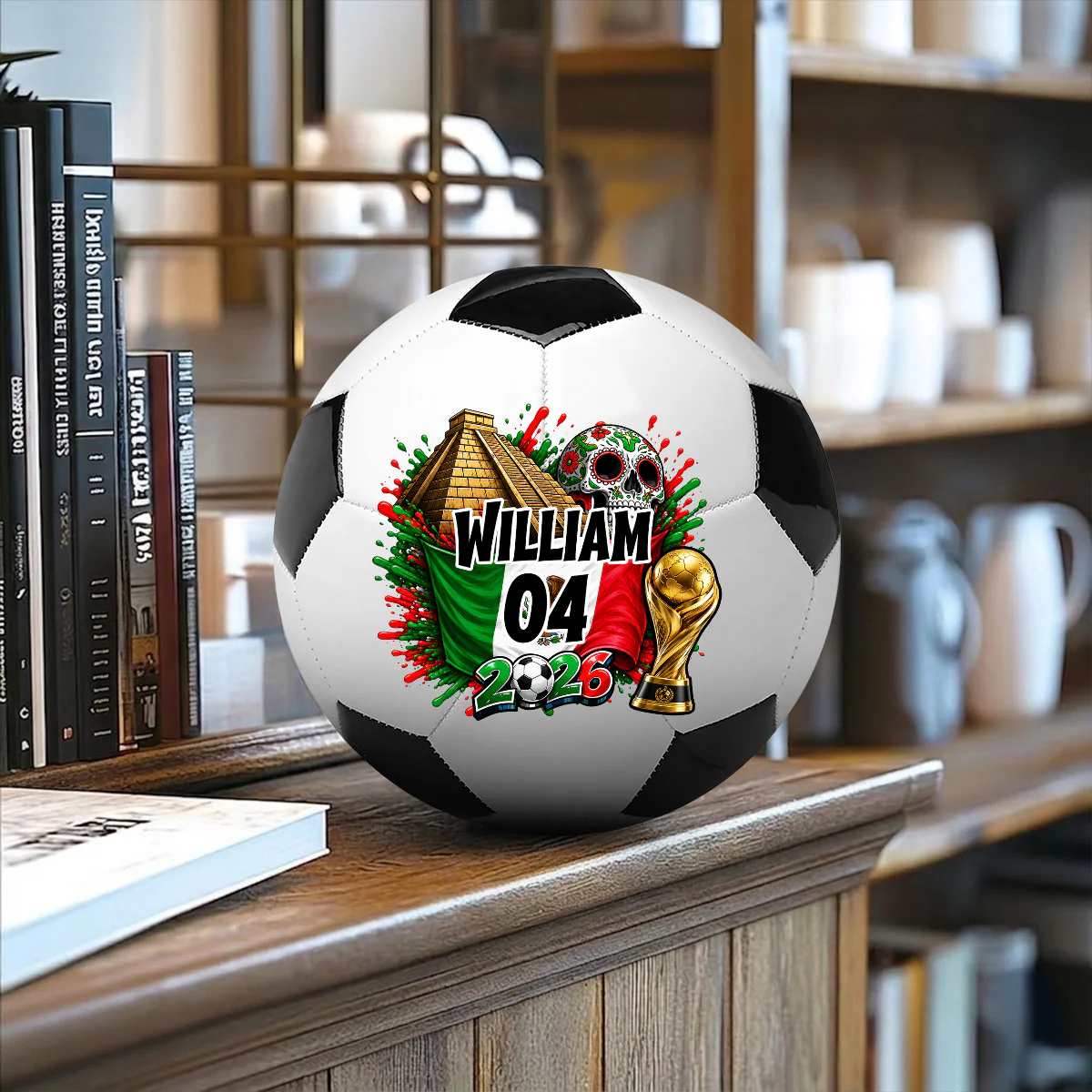 World Football Lover - Personalized Custom Soccer Ball - Image 2