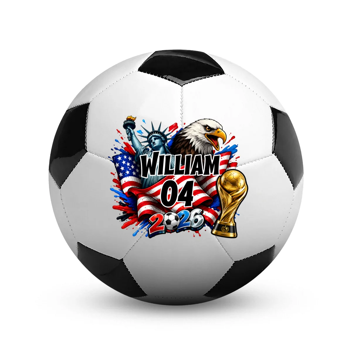 World Football Lover - Personalized Custom Soccer Ball - Image 9