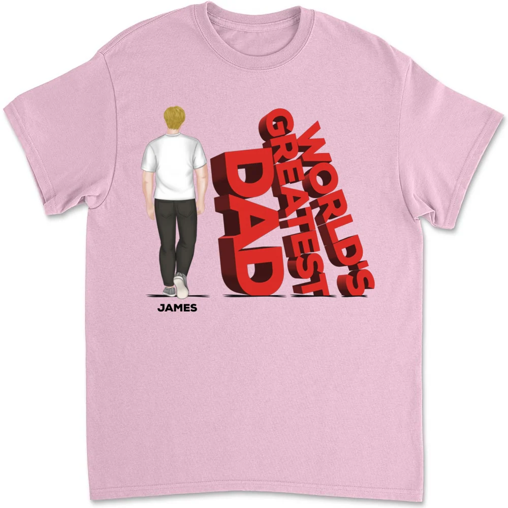 World's Greatest Dad - Personalized Custom Shirt - Image 10