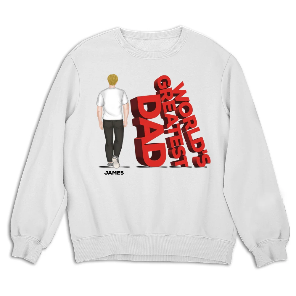 World's Greatest Dad - Personalized Custom Shirt - Image 14