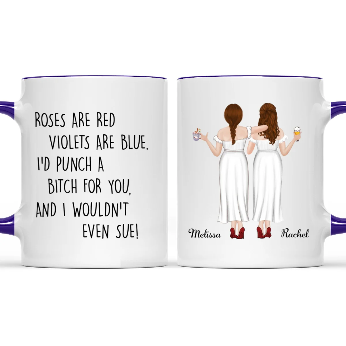 Would Not Even Sue - Personalized Custom Accent Mug - Image 10