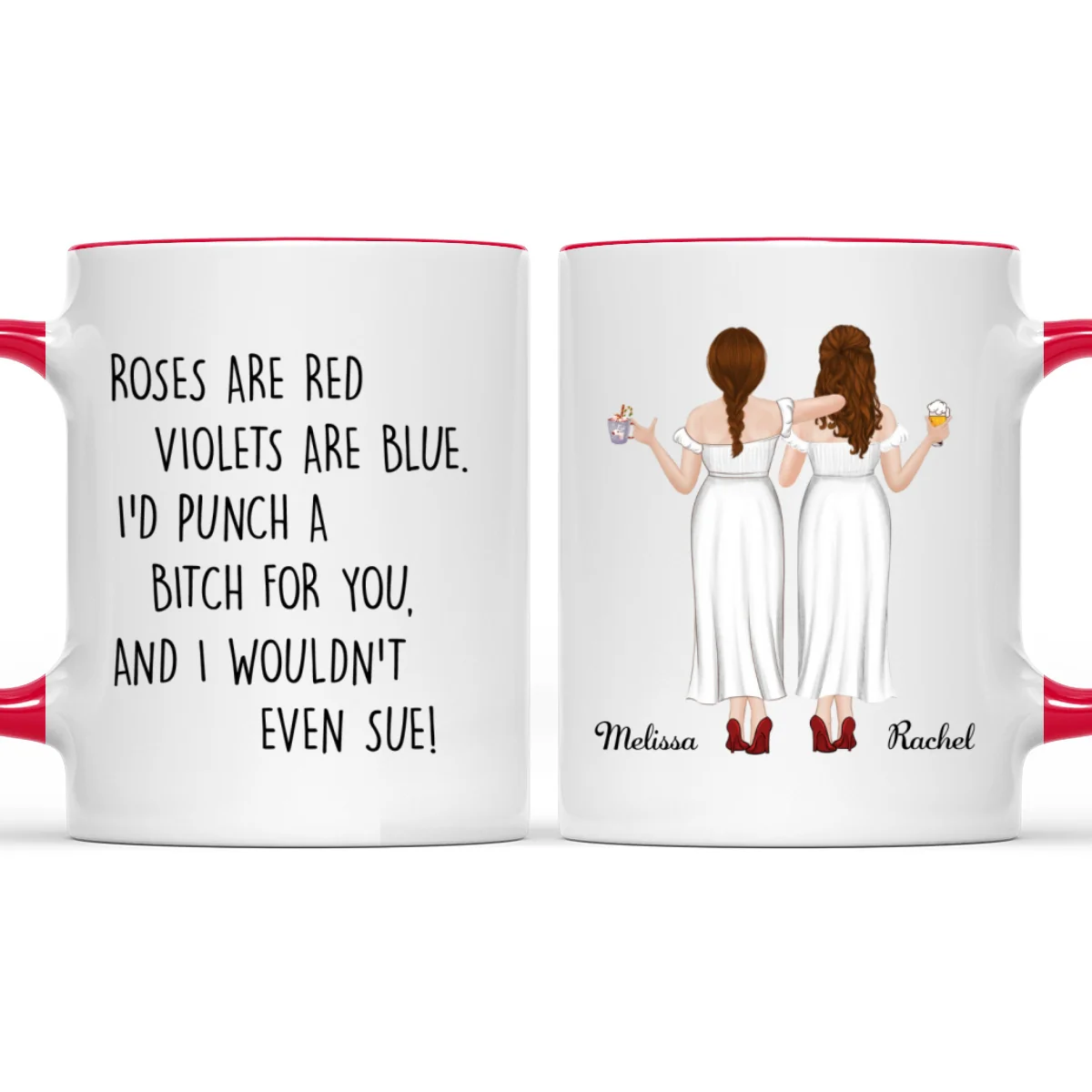 Would Not Even Sue - Personalized Custom Accent Mug - Image 11
