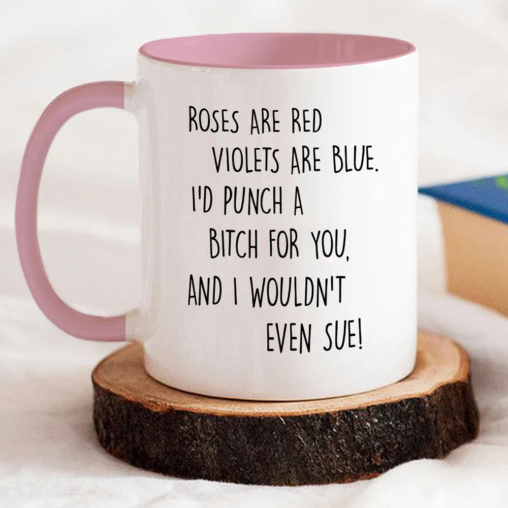 Would Not Even Sue - Personalized Custom Accent Mug - Image 2