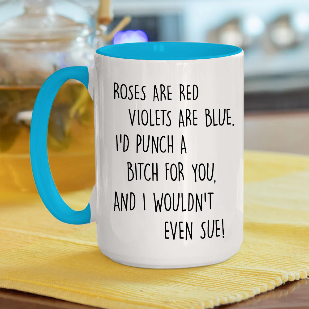 Would Not Even Sue - Personalized Custom Accent Mug - Image 6