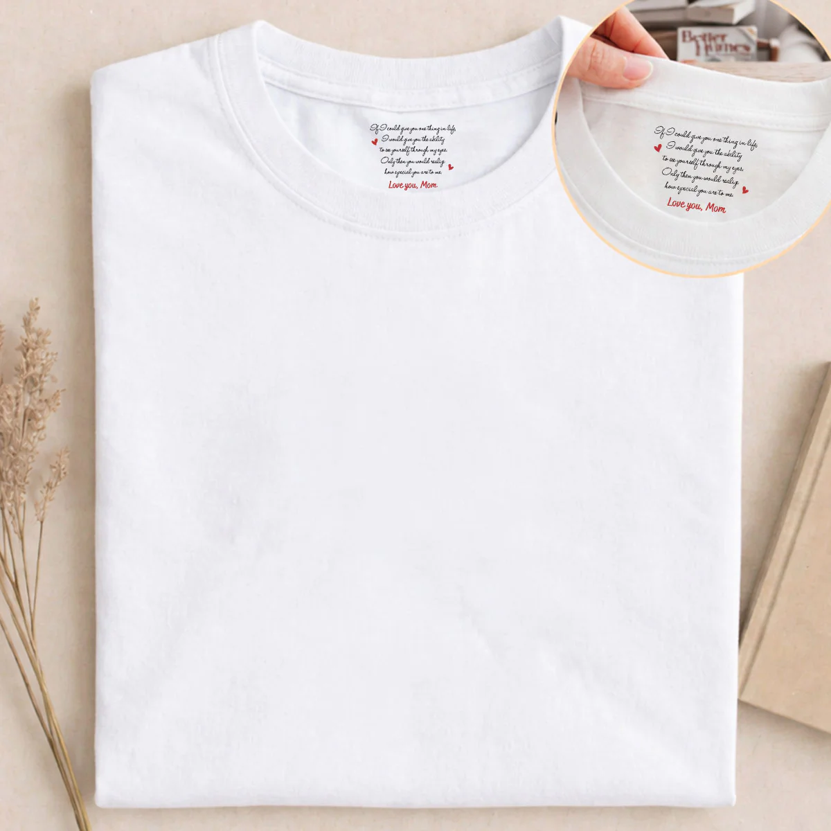Would You Realize - Personalized Custom Inside Neck Print T-Shirt - Image 5