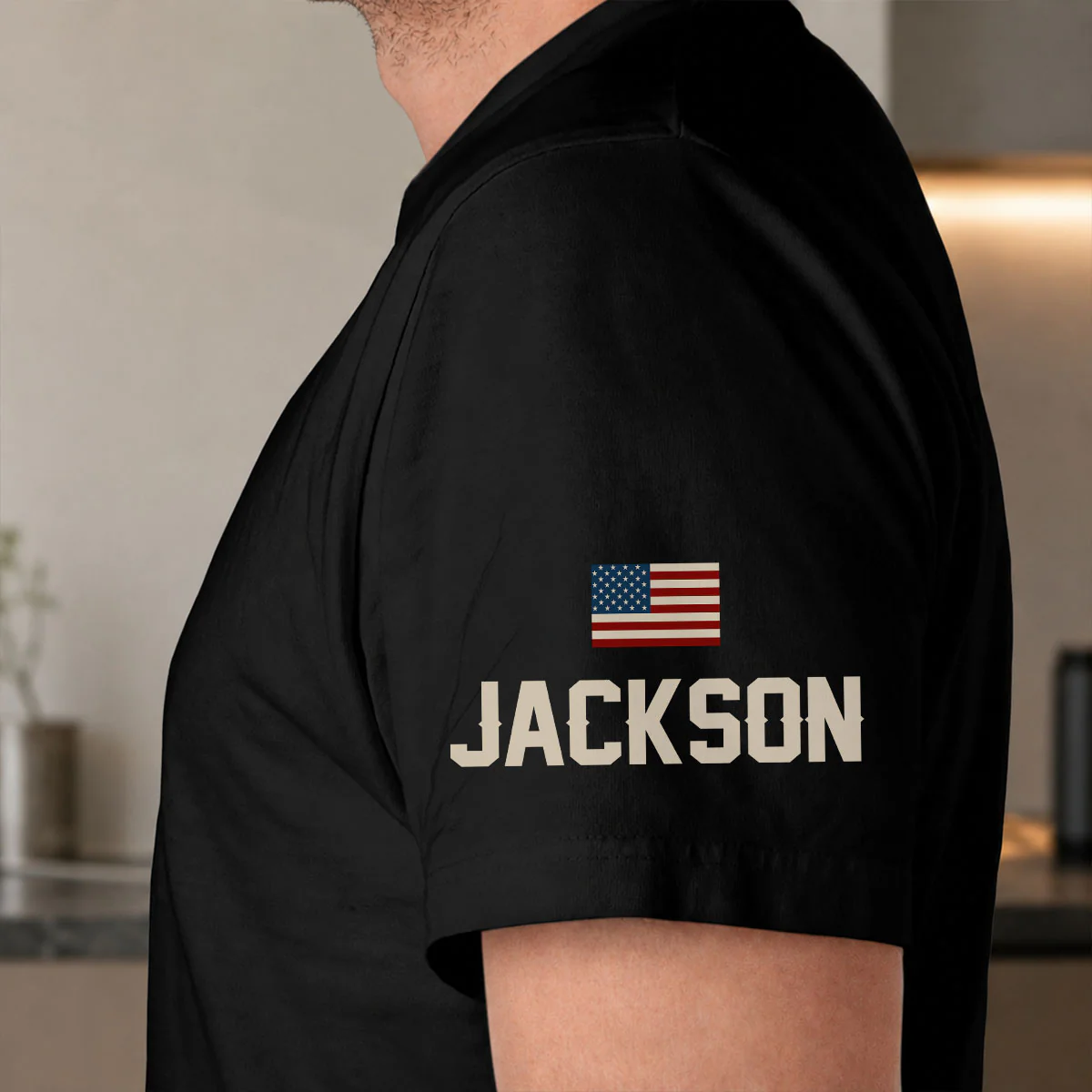 Year Of America - Personalized Custom Shirt With Design On Sleeve - Image 2