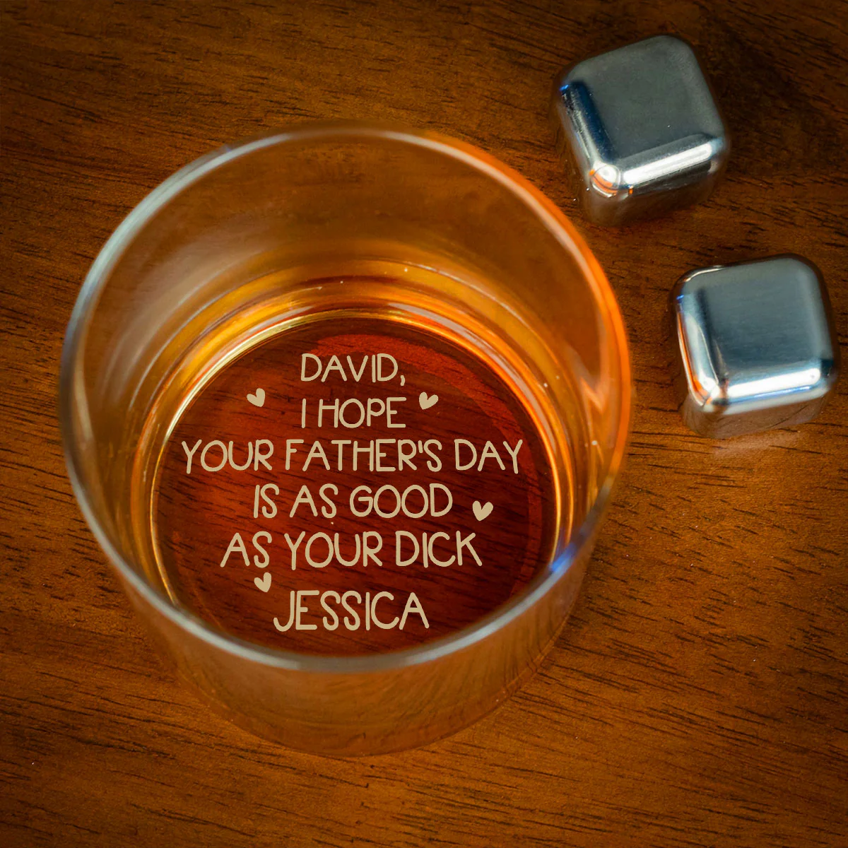 You Age Like Fine Thirst - Personalized Custom Engraved Whiskey Glass - Image 2