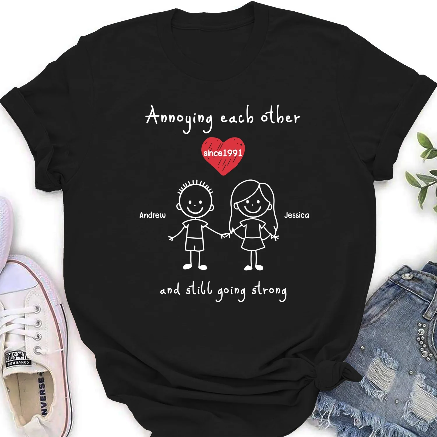 You And Me Annoying Each Other - Personalized Custom Shirt - Image 16