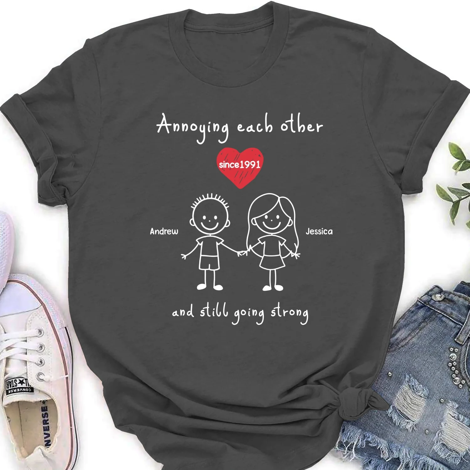 You And Me Annoying Each Other - Personalized Custom Shirt - Image 17