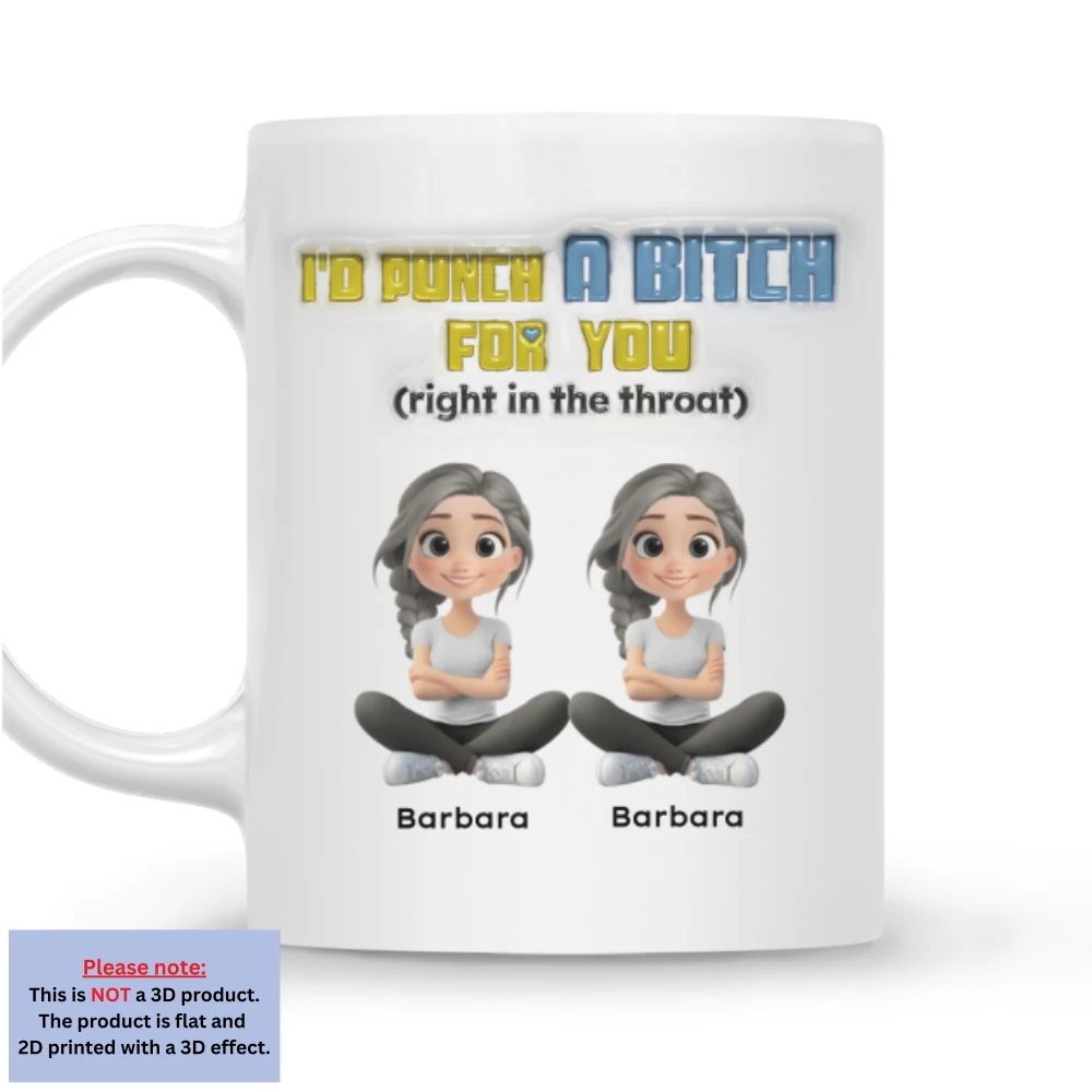 You And Me Has Unbreakable Bond - Personalized Custom 3D Inflated Effect Mug - Image 4