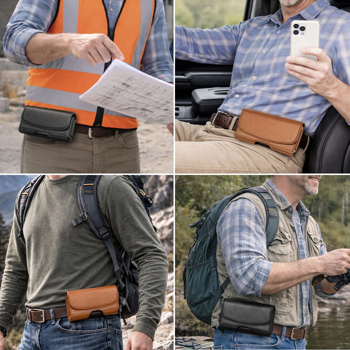 You And Me We Got This - Personalized Custom Leather Phone And Card Holster - Image 7