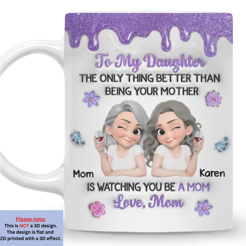 You And Your Kids - Personalized Custom 3D Inflated Effect Mug - Image 6