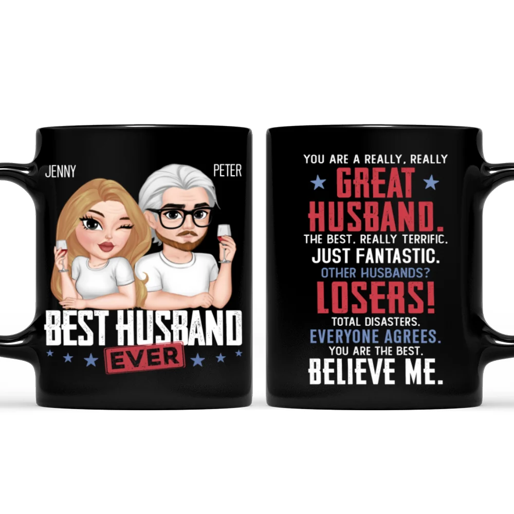 You Are A Really Really Great Husband - Personalized Custom Coffee Mug - Image 7