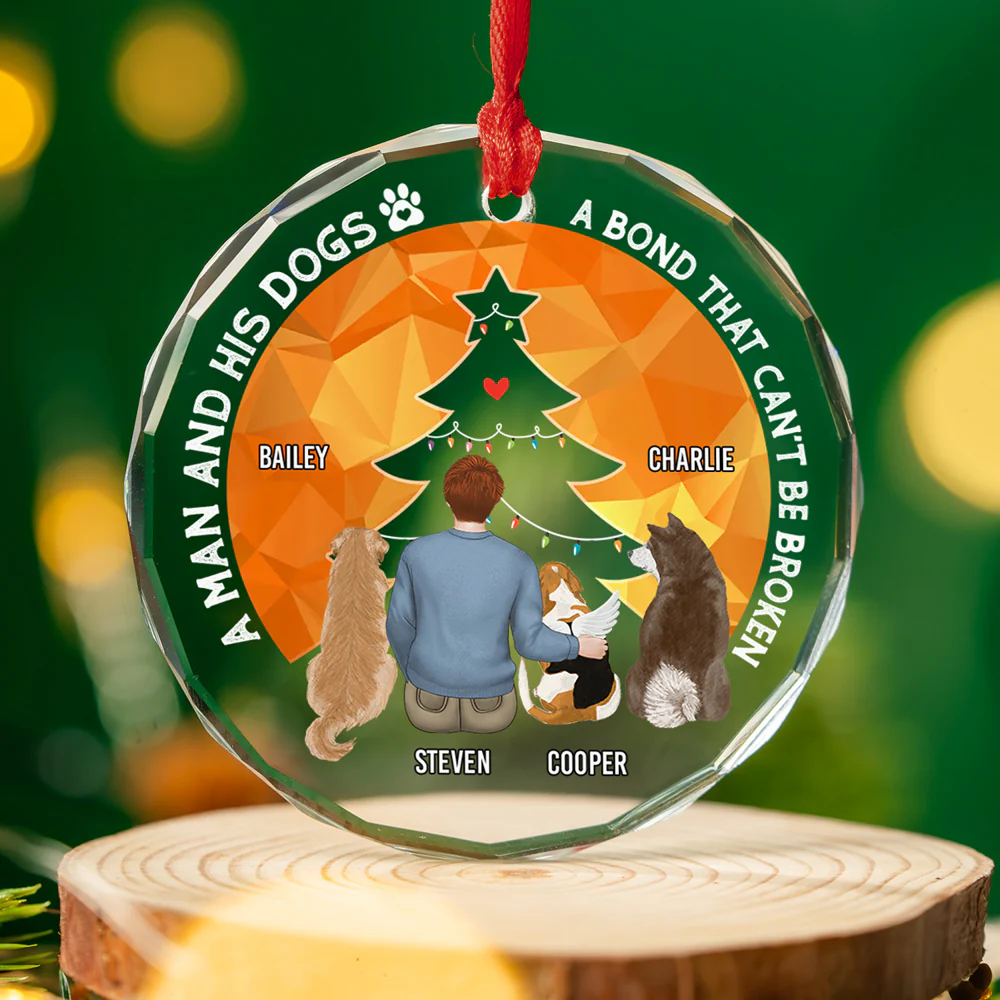 You Are Always In My Heart - Personalized Custom Glass Ornament - Image 2