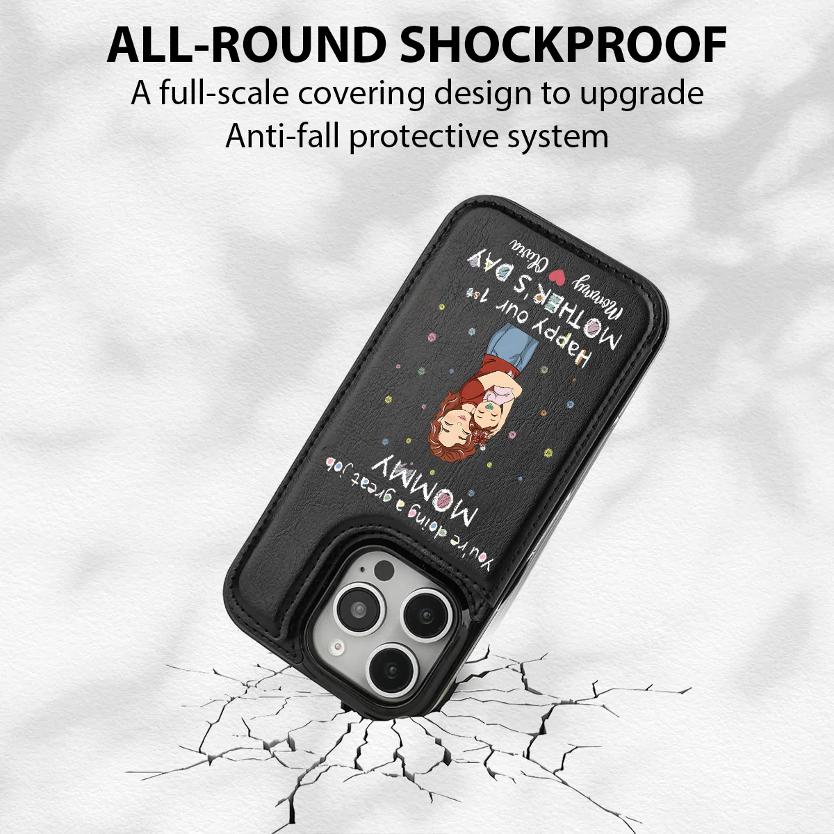 You Are Doing A Great Job - Personalized Custom Leather Phone Case - Image 7