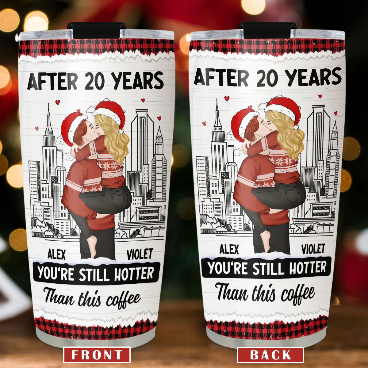 You Are Hotter Than Coffee - Personalized Custom Tumbler - Image 2