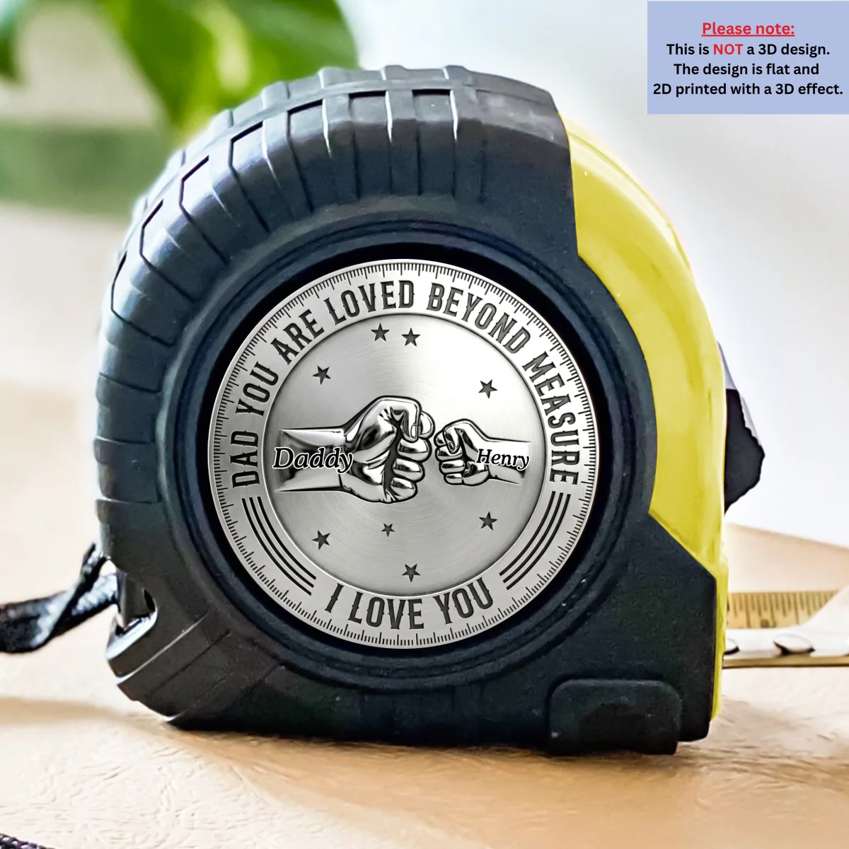 You Are Loved Beyond Measure Metal - Personalized Custom Tape Measure - Image 6