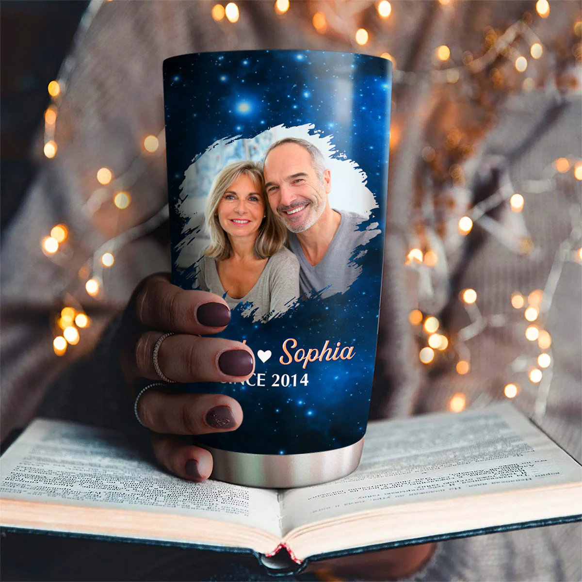 You Are Mine - Personalized Custom Tumbler - Image 3