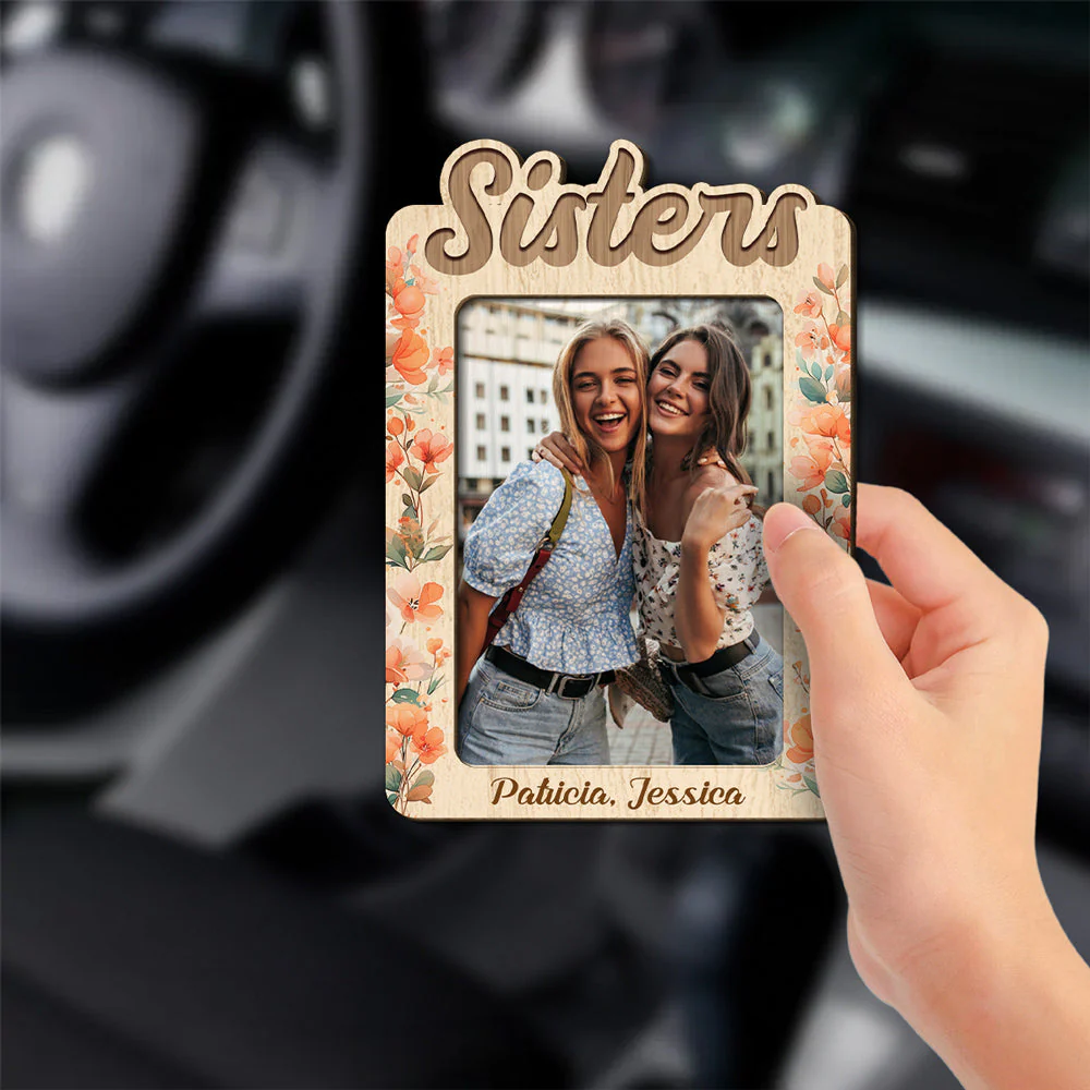 You Are My Bestie - Personalized Custom Car Visor Clip - Image 3
