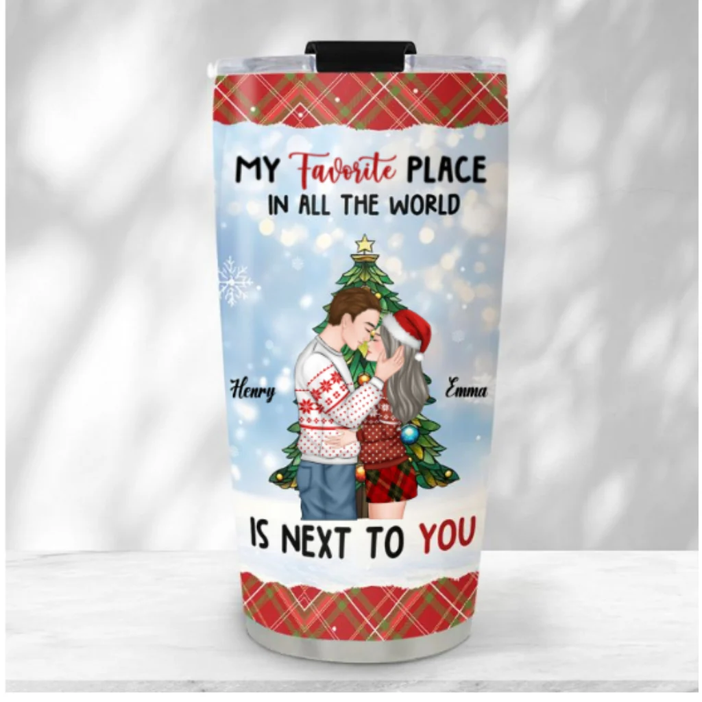 You Are My Favorite Place - Personalized Custom Tumbler - Image 7