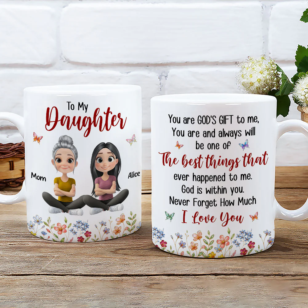 You Are My Happiness - Personalized Custom Coffee Mug - Image 3