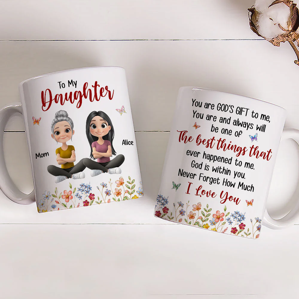 You Are My Happiness - Personalized Custom Coffee Mug - Image 4