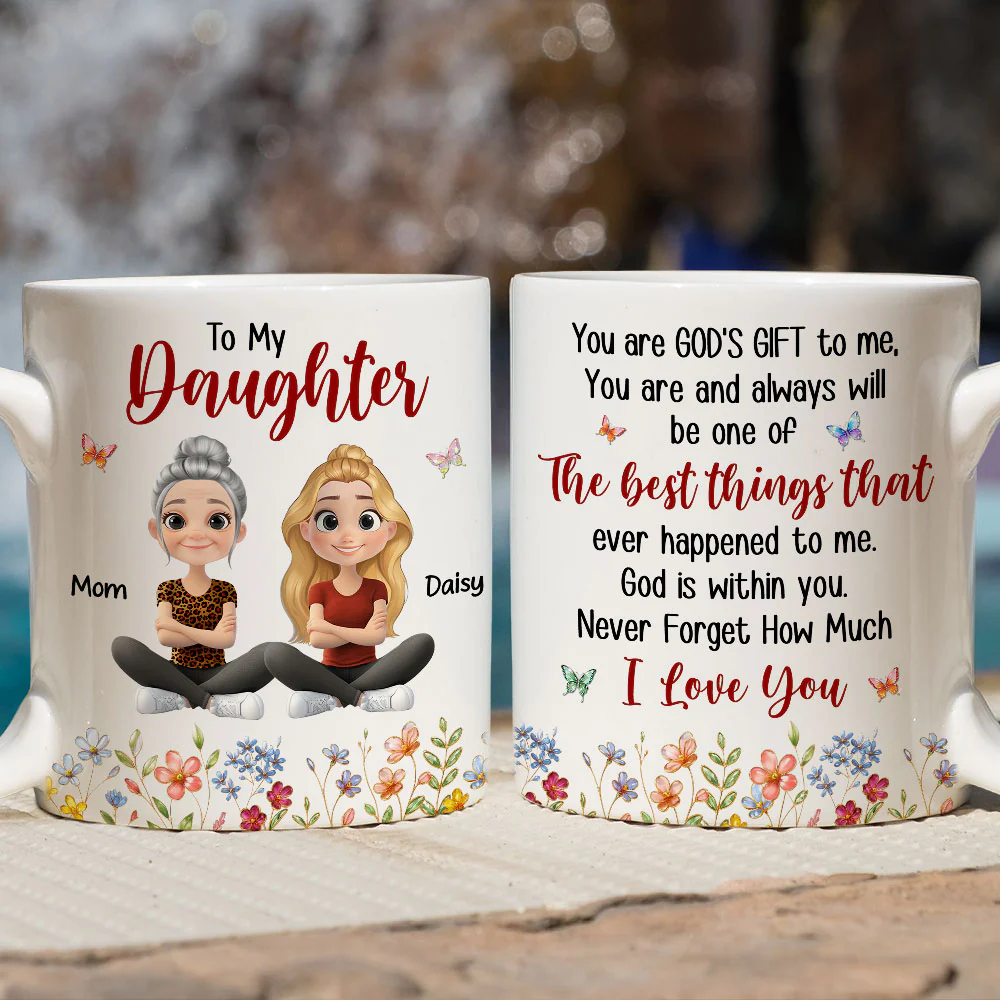 You Are My Happiness - Personalized Custom Coffee Mug - Image 5