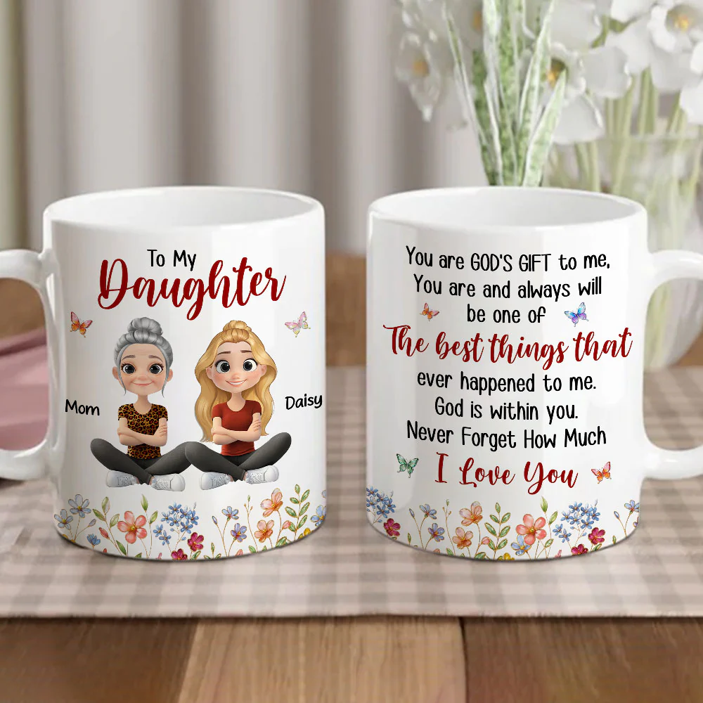 You Are My Happiness - Personalized Custom Coffee Mug - Image 6