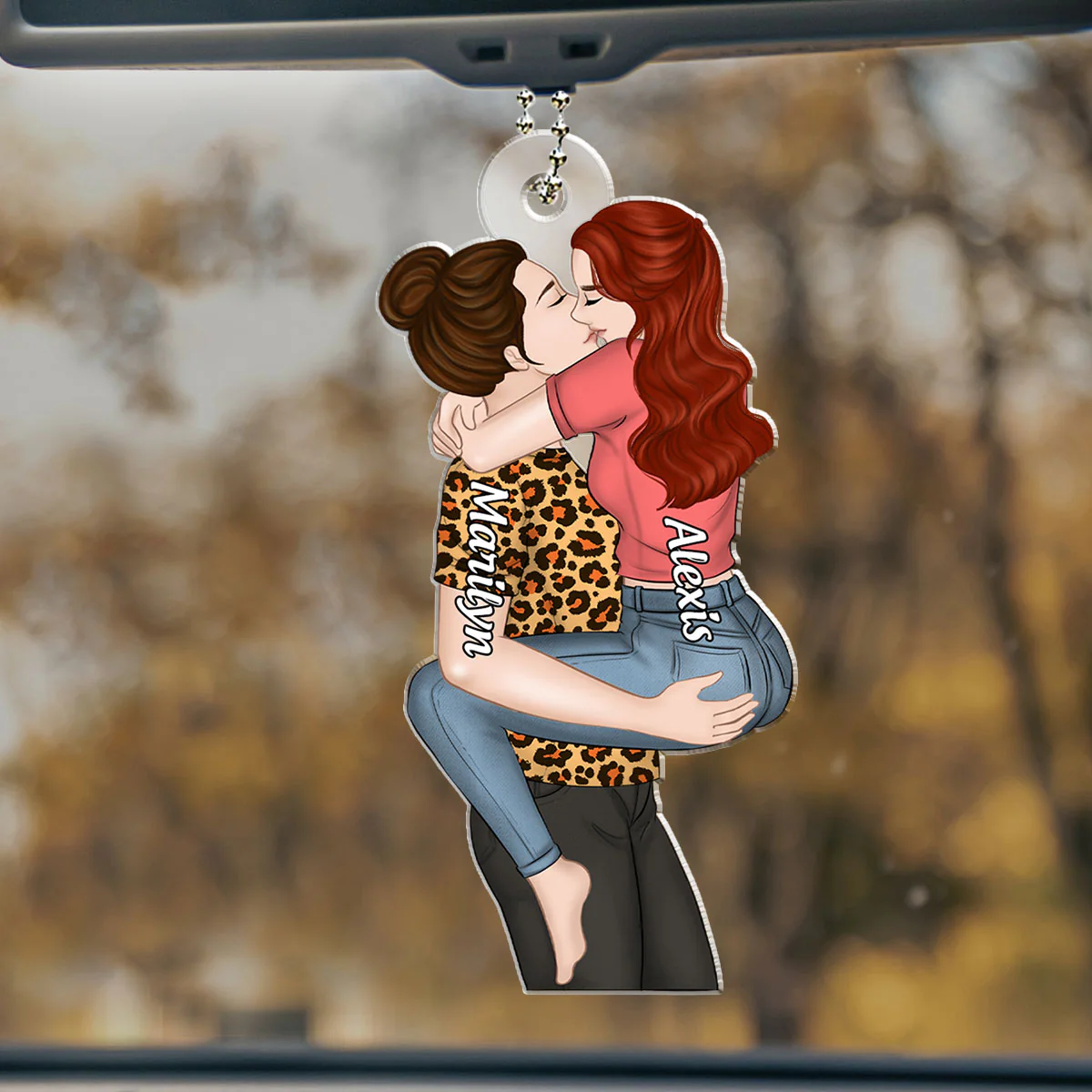 You Are My Love - Personalized Custom Car Ornament - Image 4