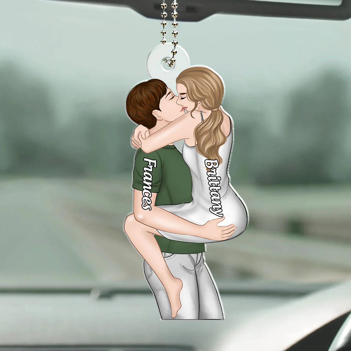You Are My Love - Personalized Custom Car Ornament - Image 5