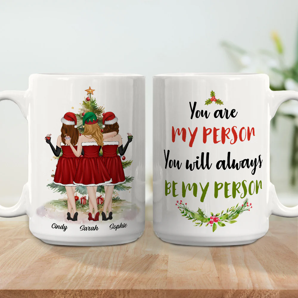 You Are My Person - Personalized Custom Coffee Mug - Image 5