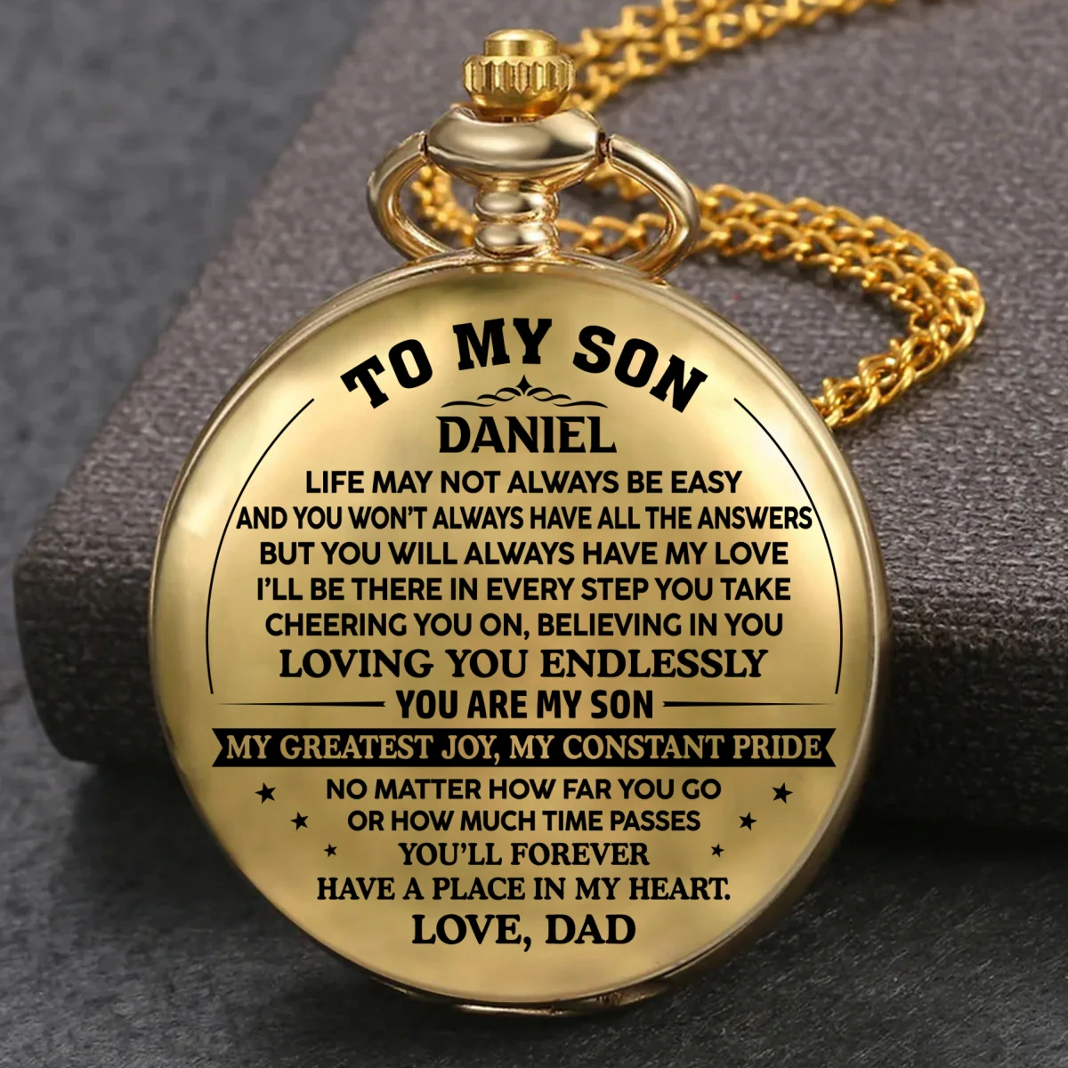 You Are My Pride - Personalized Custom Pocket Watch - Image 6