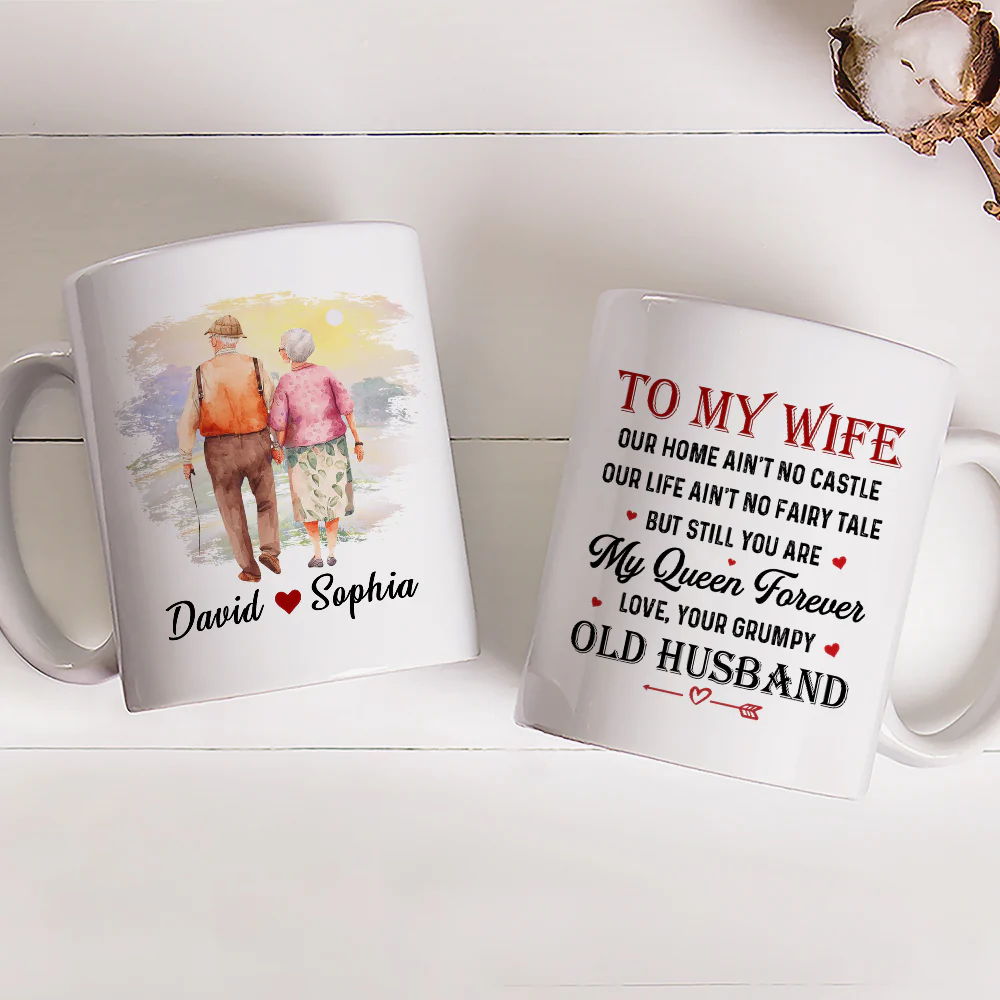 You Are My Queen - Personalized Custom Coffee Mug - Image 3