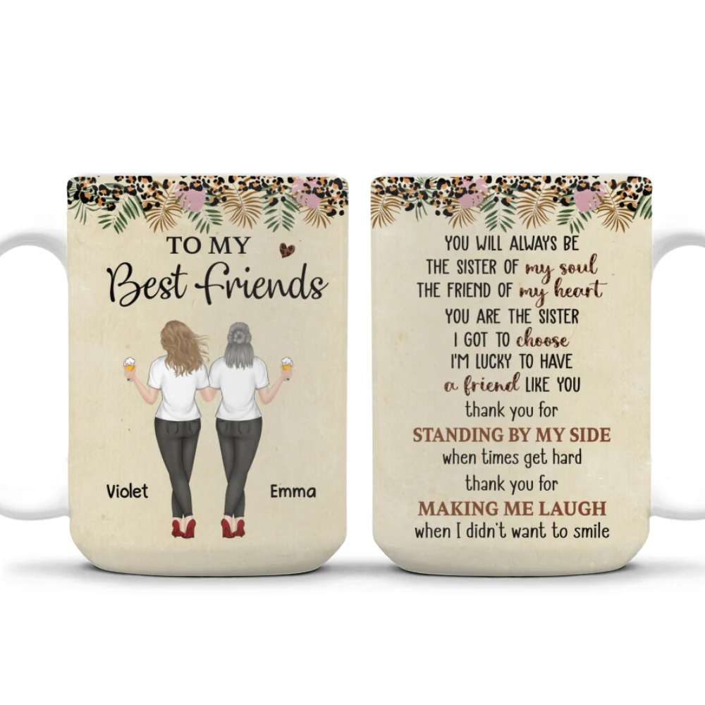 You Are My Soul Sister - Personalized Custom Coffee Mug - Image 8