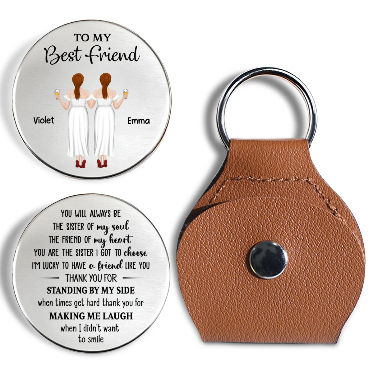 You Are My Soul Sister - Personalized Custom Pocket Hug - Image 7